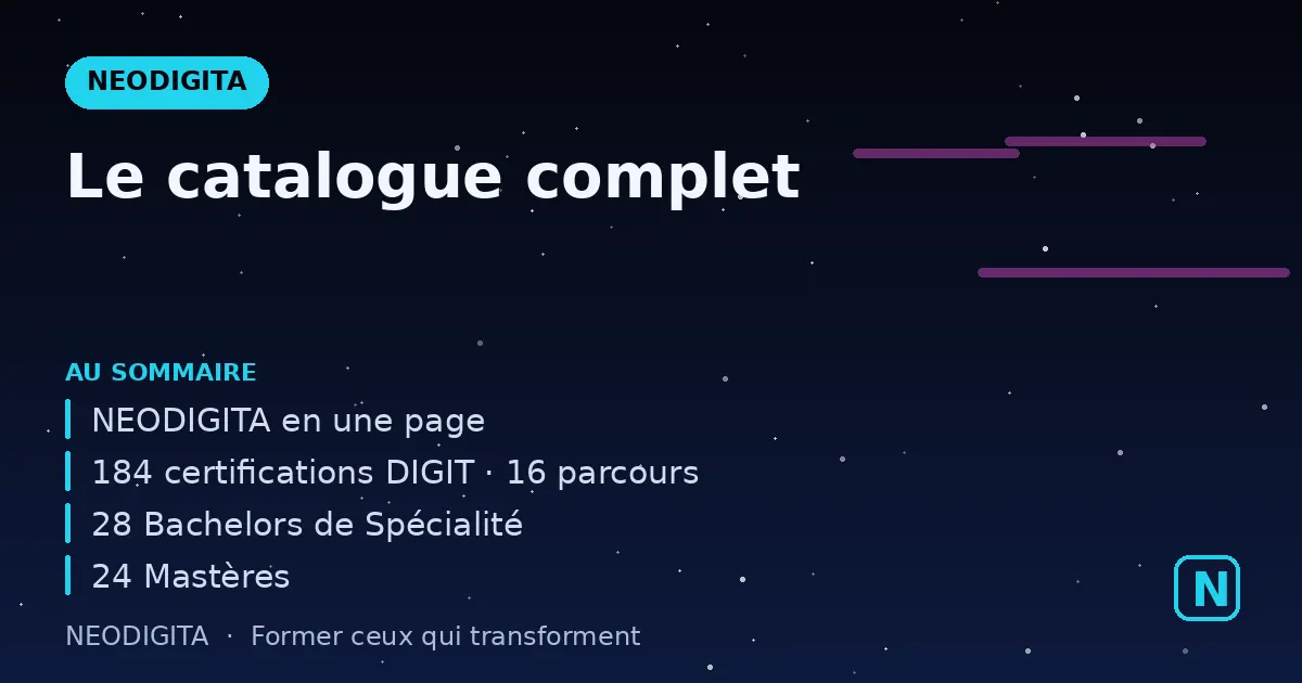 Schéma : Le catalogue complet