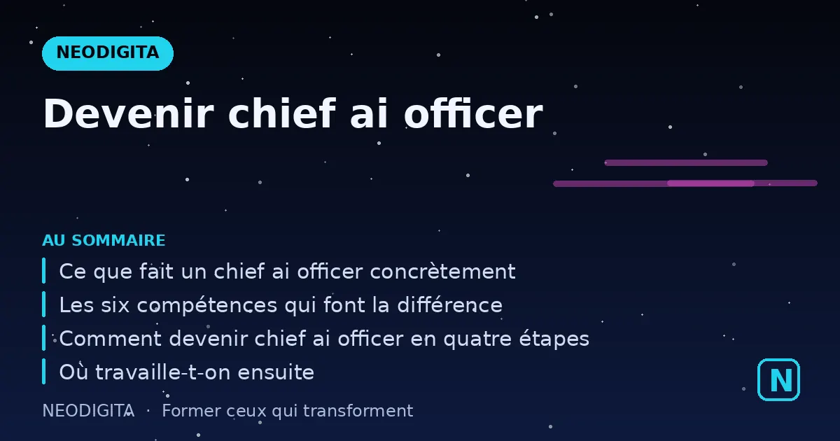 Schéma : Devenir chief ai officer