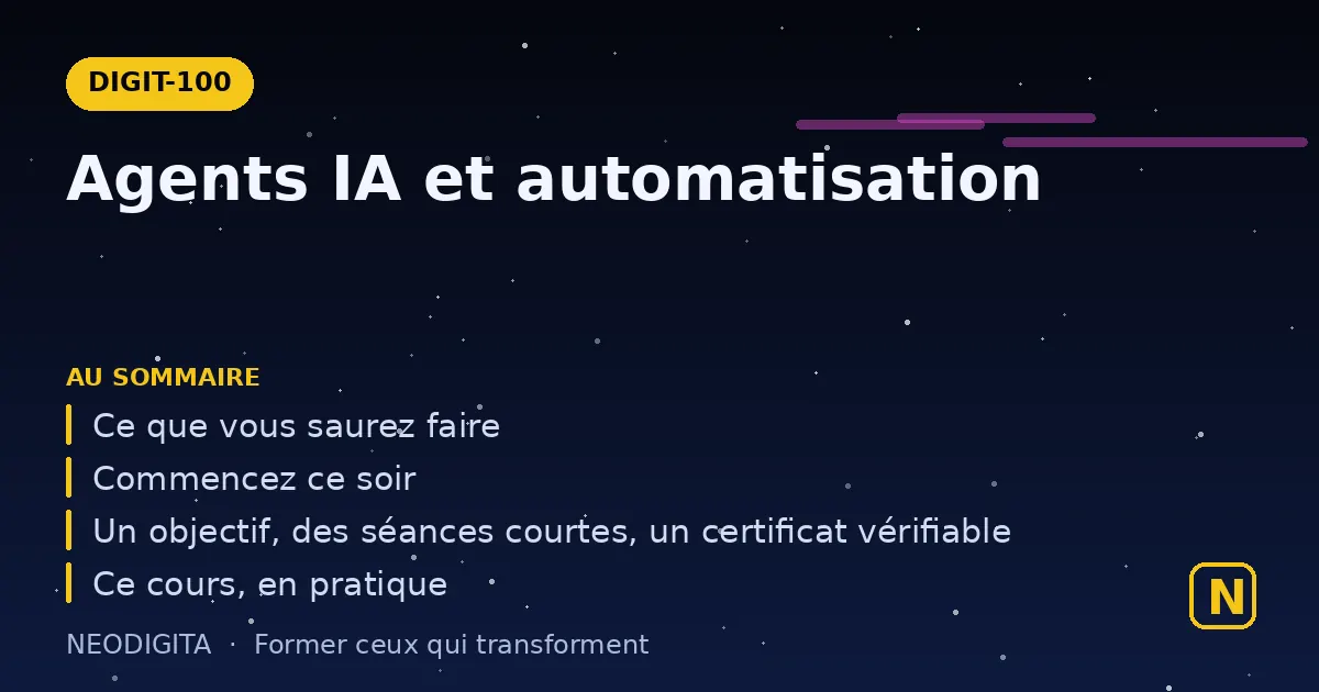 Schéma : Agents d'intelligence artificielle et automatisation