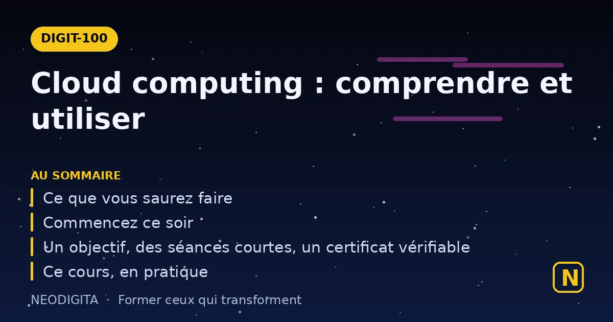 Schéma : Cloud computing : comprendre et utiliser