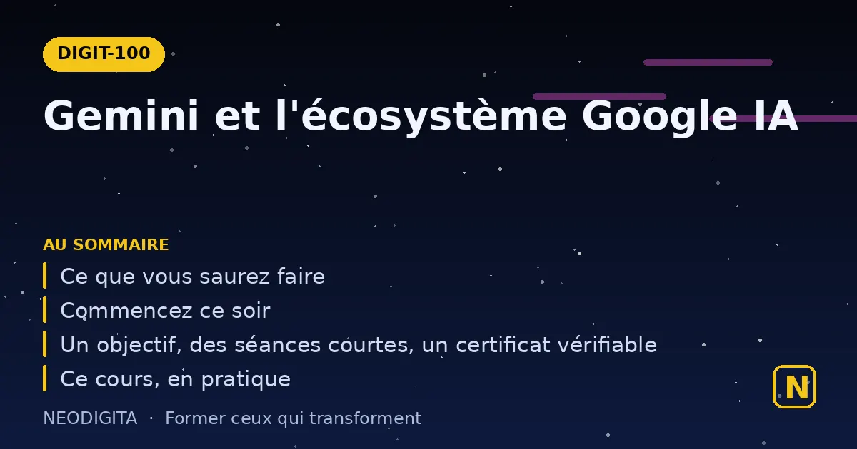 Schéma : Gemini et l'écosystème d'intelligence artificielle de Google