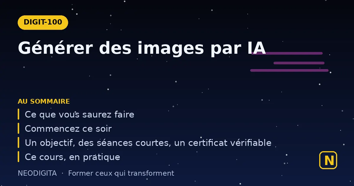 Schéma : Générer des images par intelligence artificielle