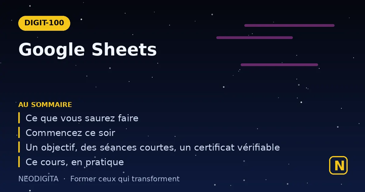 Schéma : Google Sheets