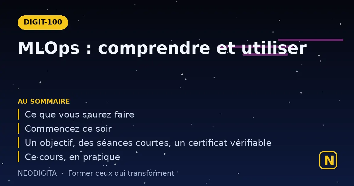 Schéma : MLOps : comprendre et utiliser