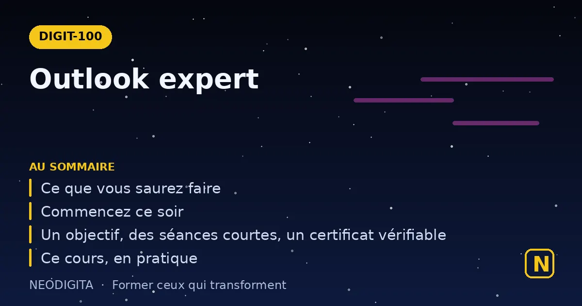Schéma : Outlook expert