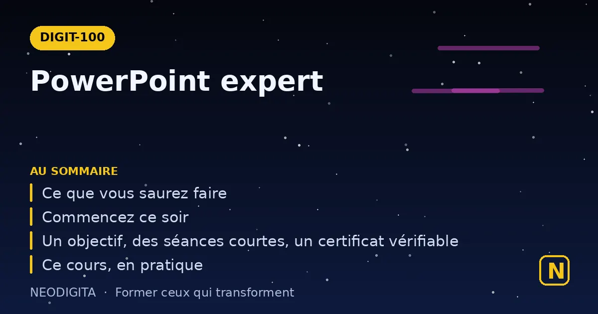 Schéma : PowerPoint expert