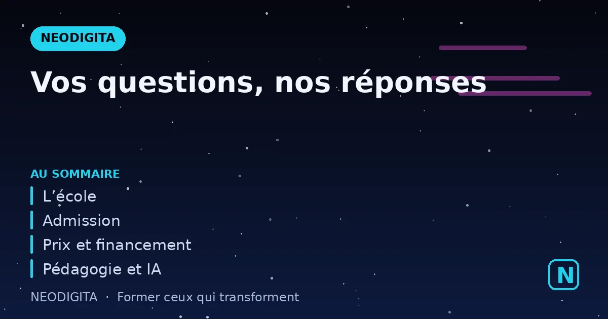 Schéma : Vos questions, nos réponses