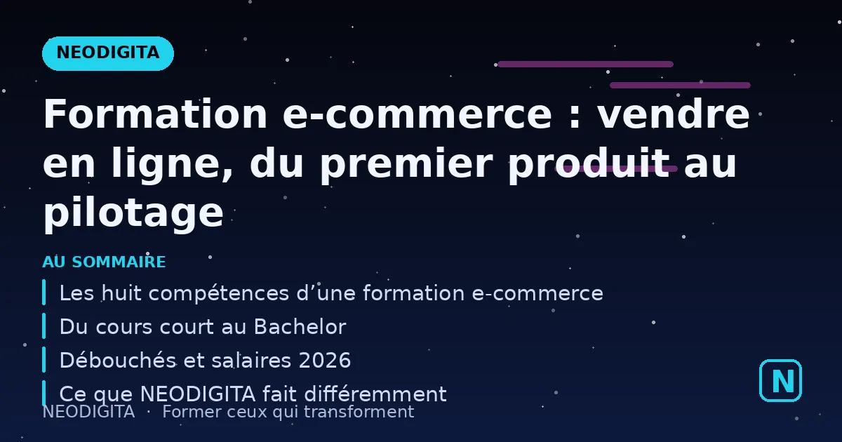 Schéma : Formation e-commerce