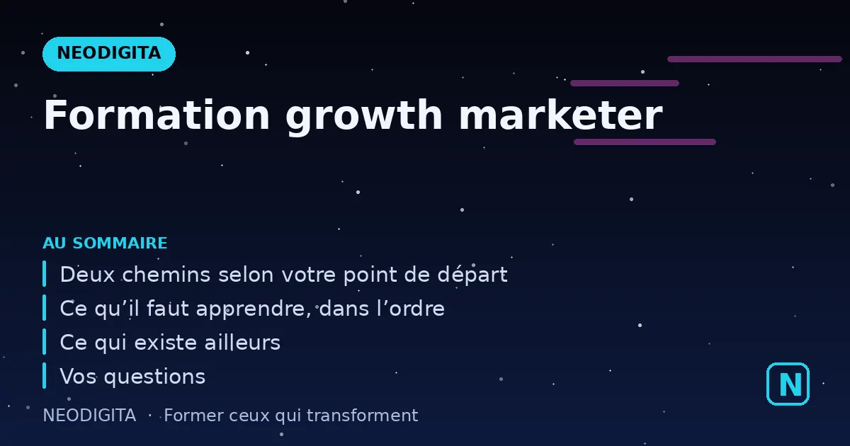 Schéma : Formation growth marketer