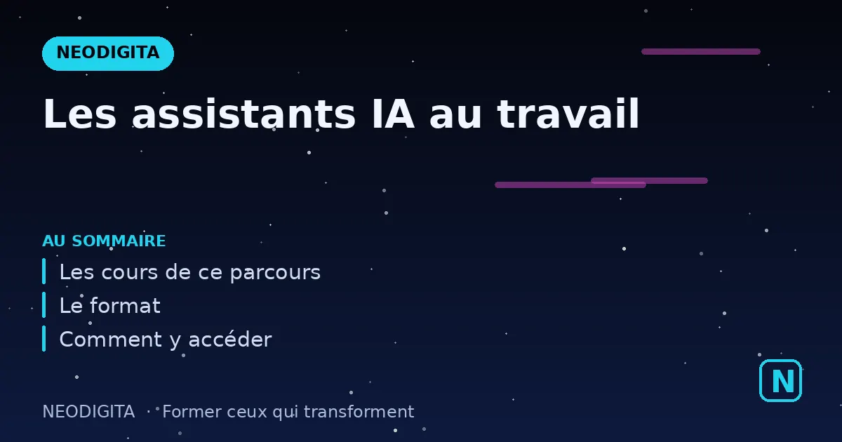 Schéma : Les assistants IA au travail