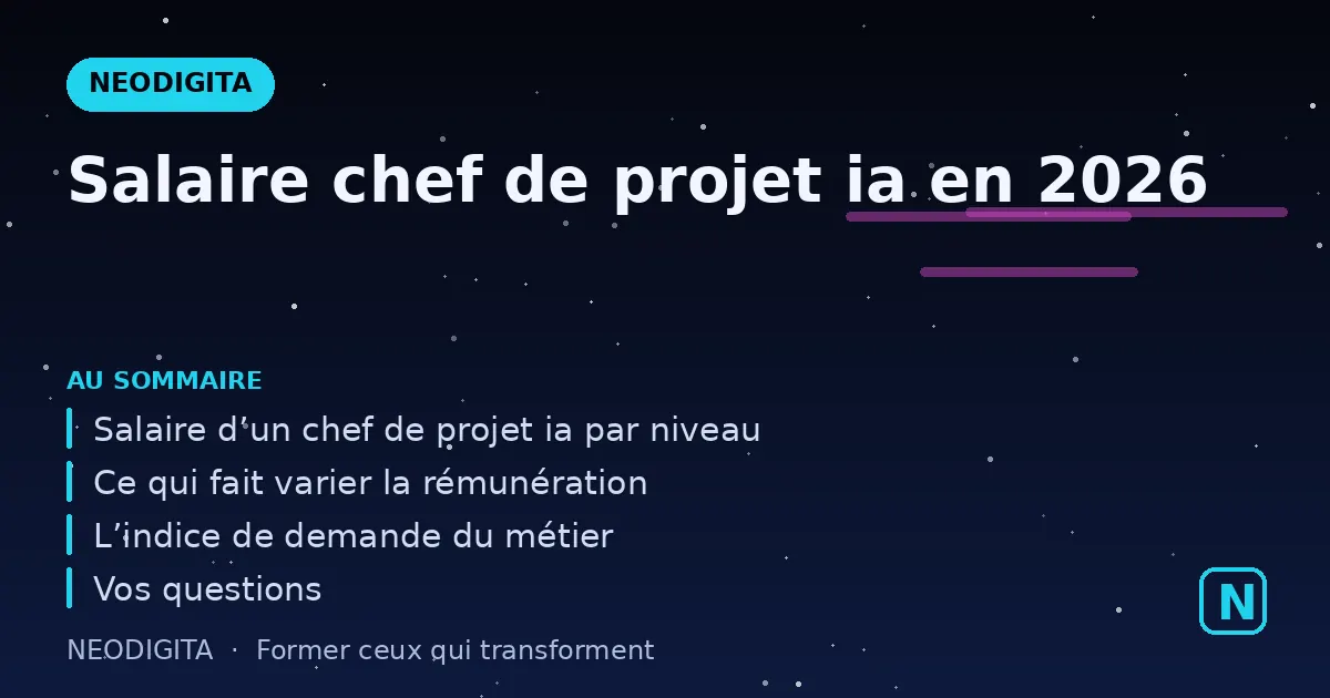 Schéma : Salaire chef de projet ia en 2026