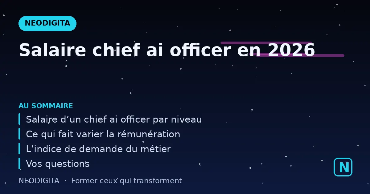 Schéma : Salaire chief ai officer en 2026