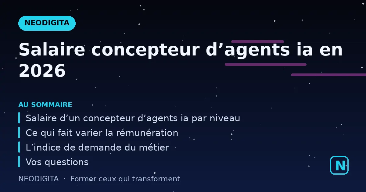 Schéma : Salaire concepteur d’agents ia en 2026