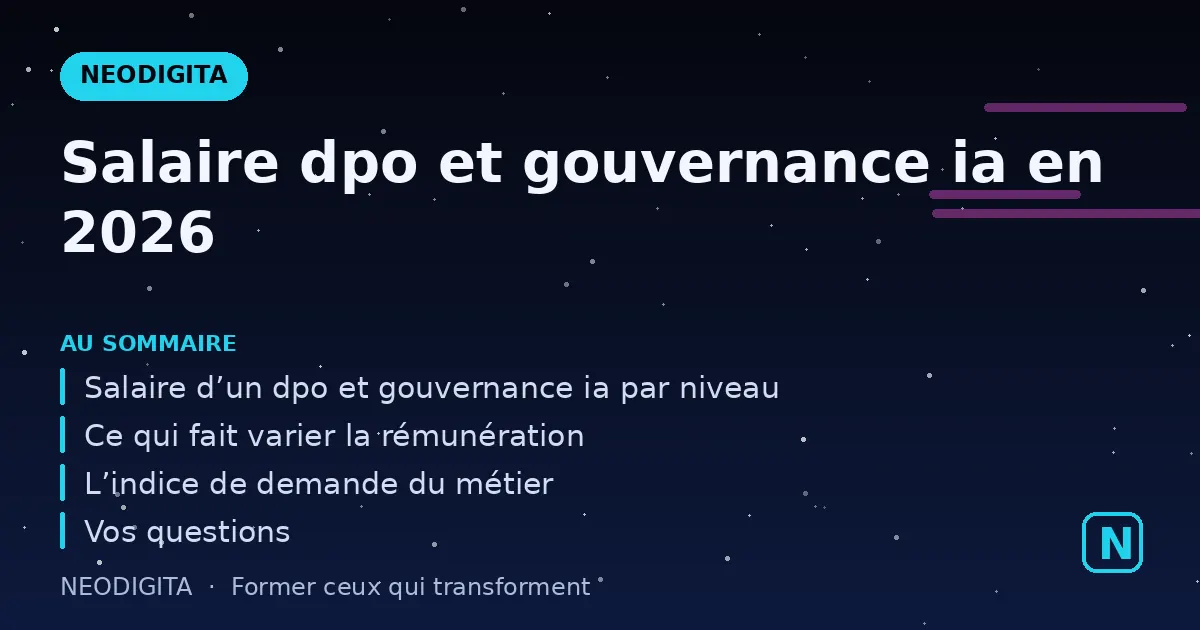 Schéma : Salaire dpo et gouvernance ia en 2026