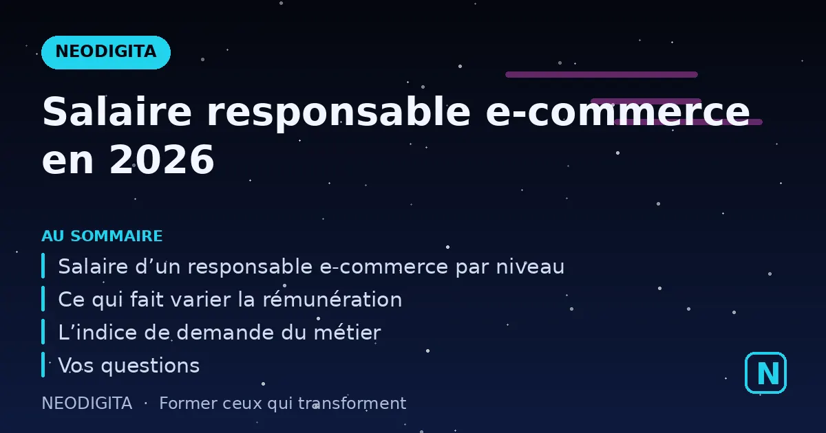 Schéma : Salaire responsable e-commerce en 2026