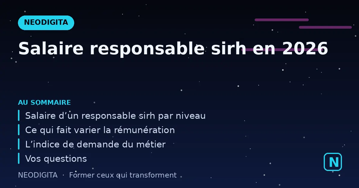 Schéma : Salaire responsable sirh en 2026