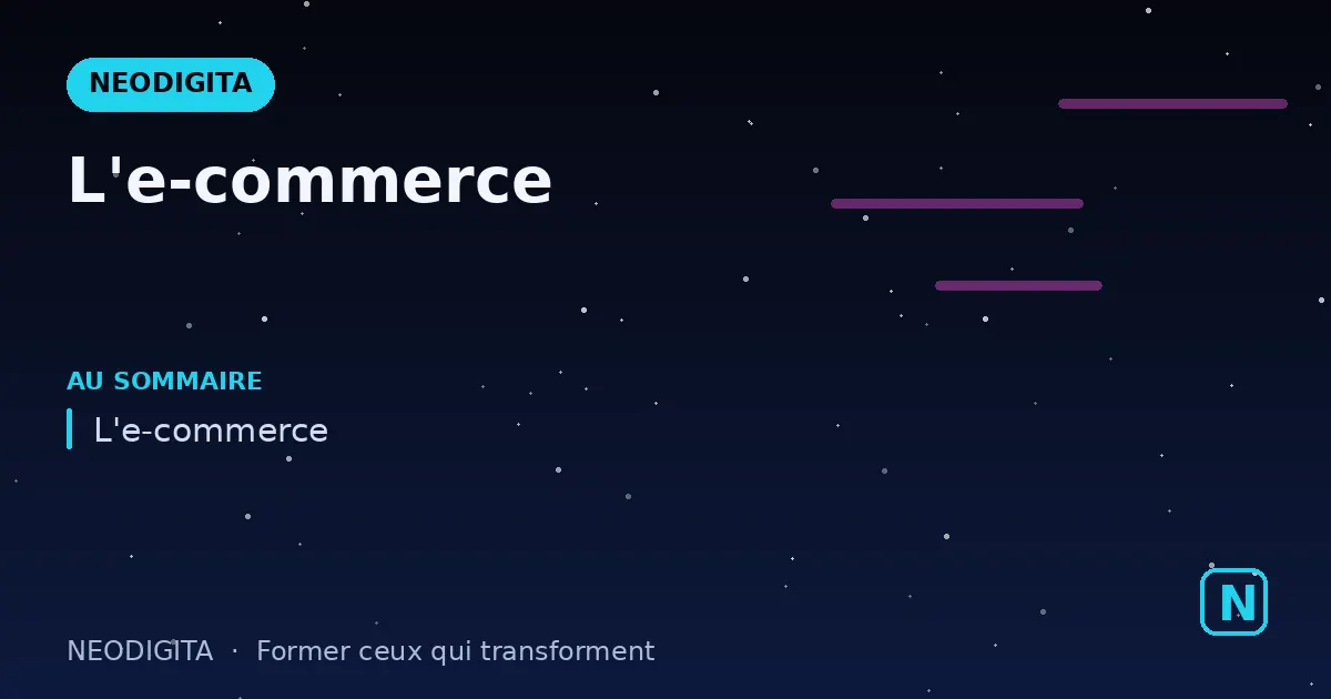 Schéma : L'e-commerce